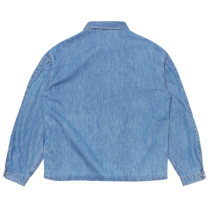 Workman Longsleeve Shirt Blue (Light Stone Washed)