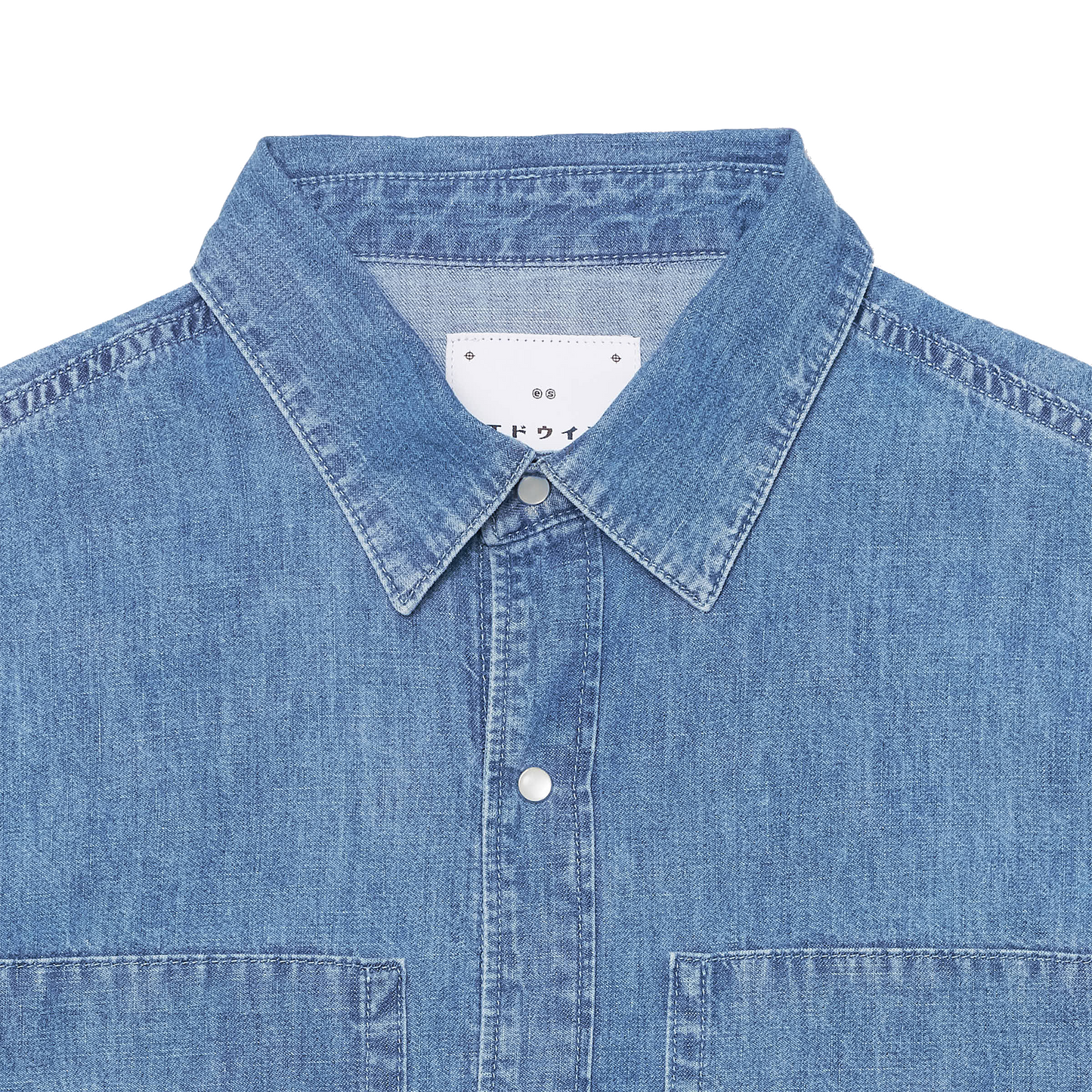 Workman Longsleeve Shirt Blue (Light Stone Washed)