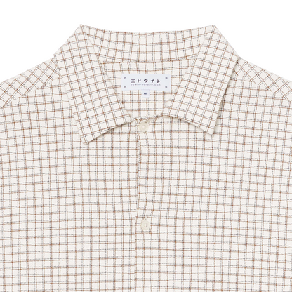 Zed Shirt White / Brown