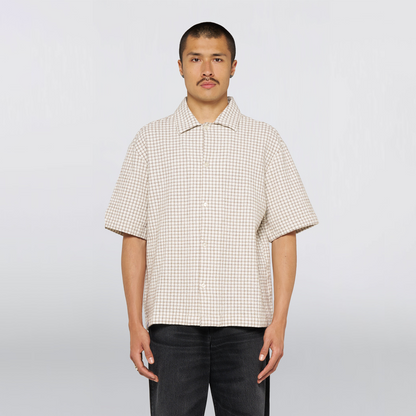 Zed Shirt White / Brown