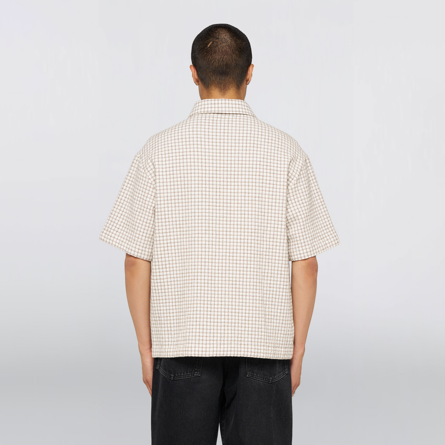 Zed Shirt White / Brown