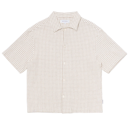 Zed Shirt White / Brown