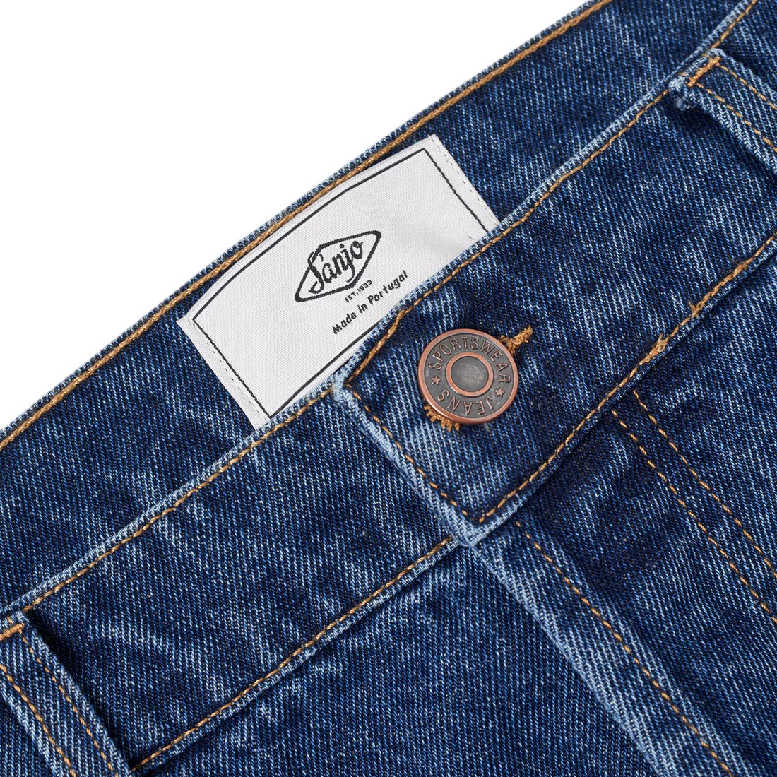 90's Jeans Trousers Dark Denim