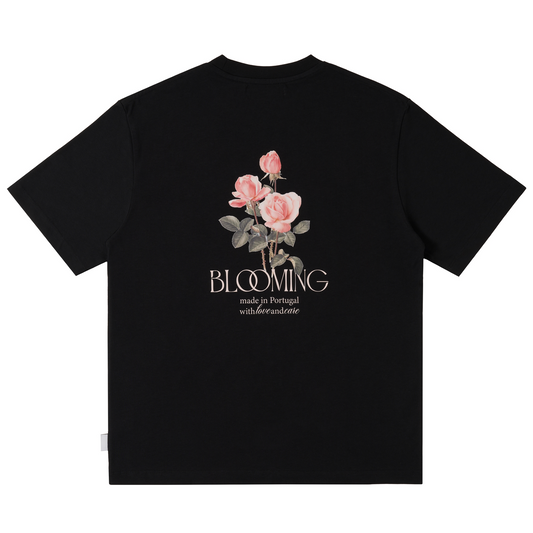 Blooming T-Shirt Black