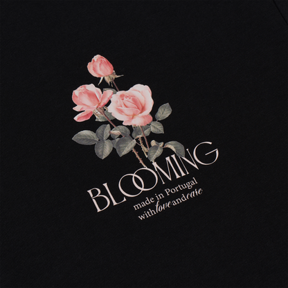 Blooming T-Shirt Black