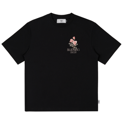 Blooming T-Shirt Black