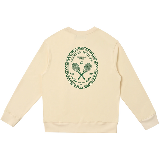Courtside Sweat Ecru