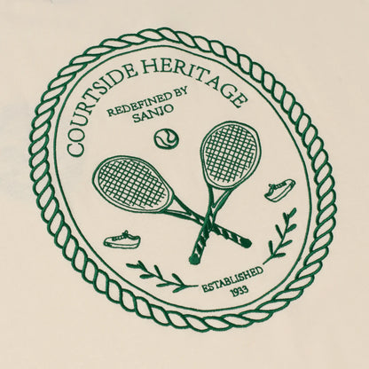 Courtside T-Shirt Ecru