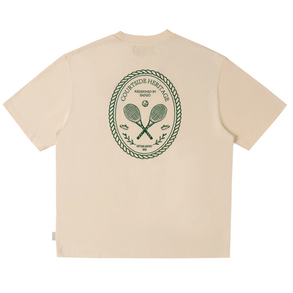 Courtside T-Shirt Ecru