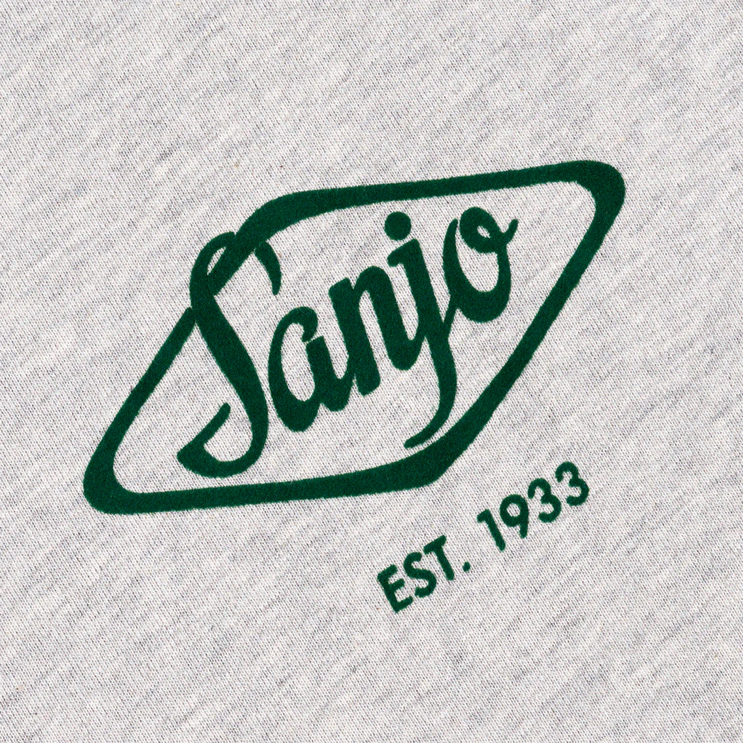 Flocked Logo T-Shirt Grey