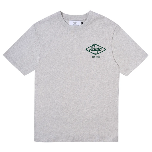 Flocked Logo T-Shirt Grey