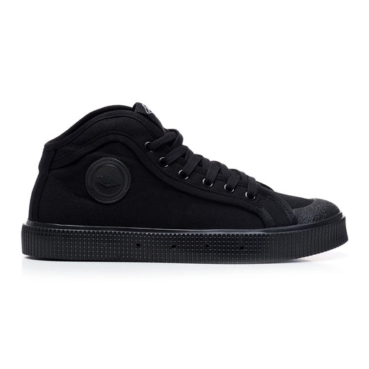 Sanjo K100 All Black Sneakers, Side View