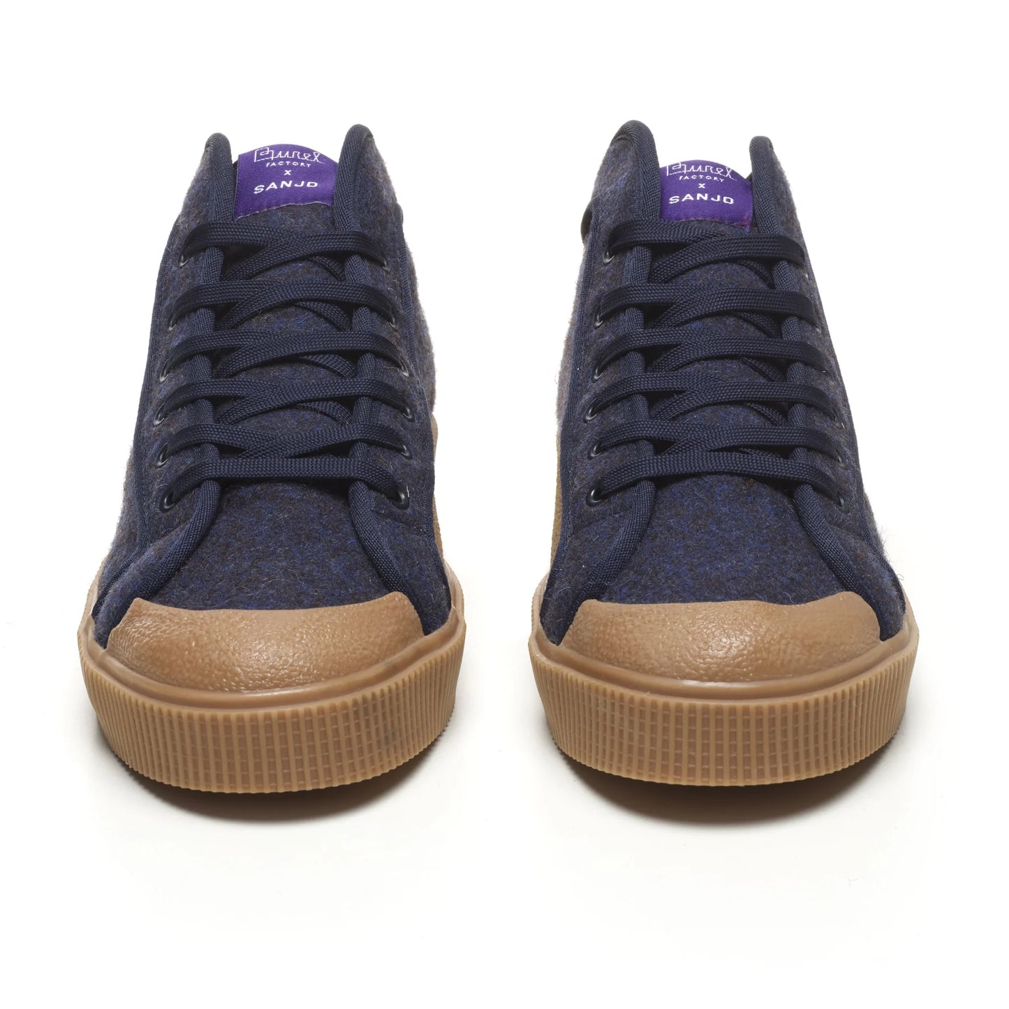 Sanjo K100 Burel Ebano Sneakers pair, front view