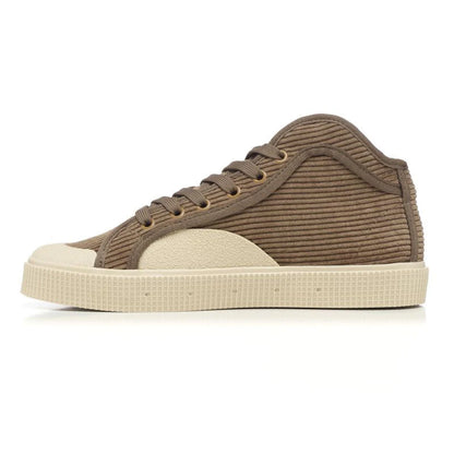 Sanjo K100 Corduroy Brown Sneakers, side view