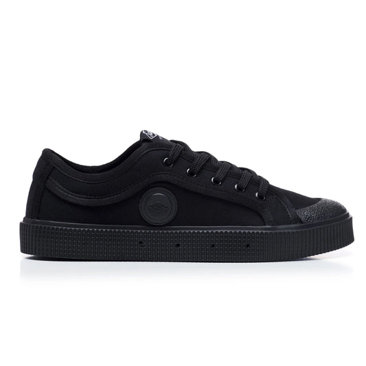 Sanjo K200 All Black Sneakers, side view