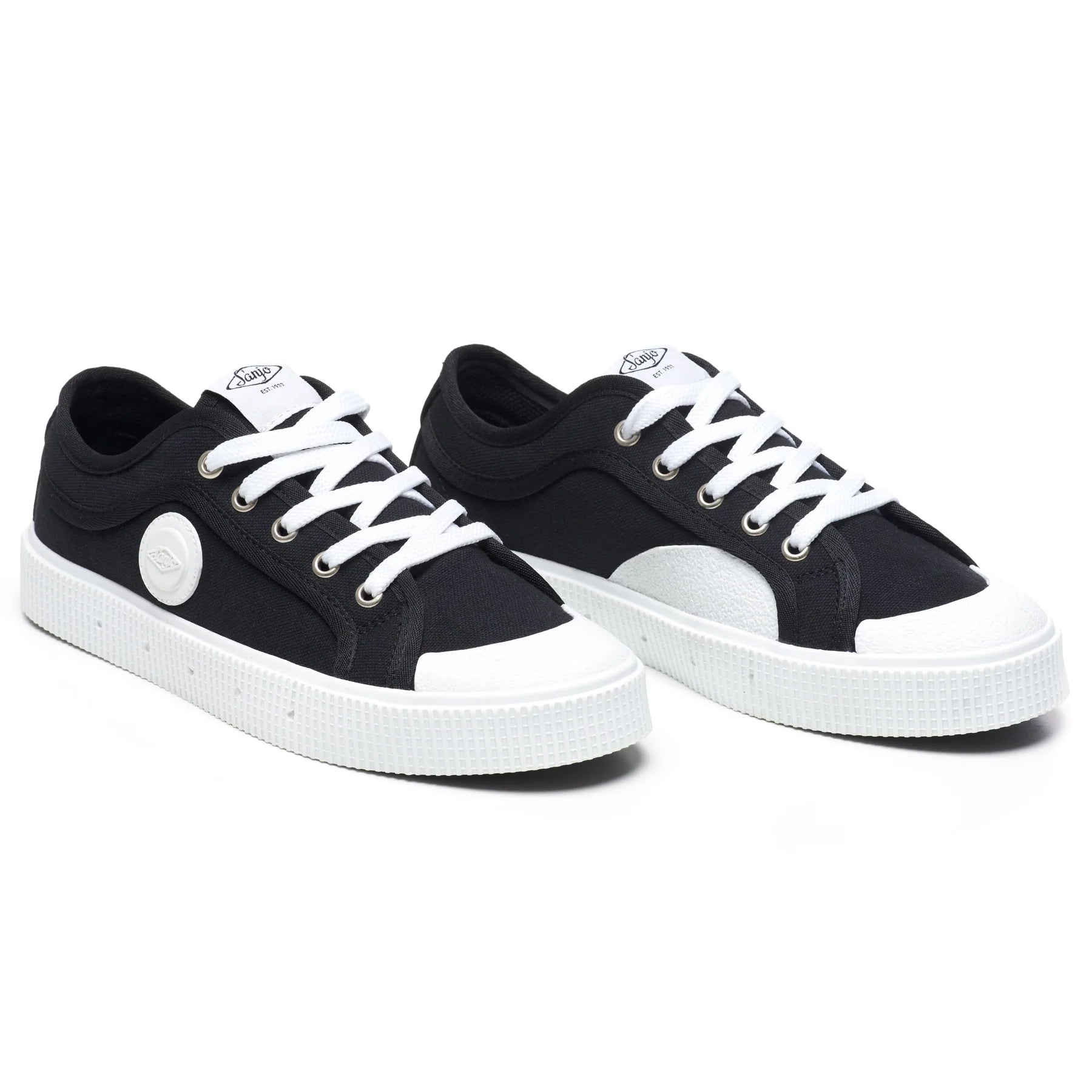 Sanjo K200 Black Sneakers pair