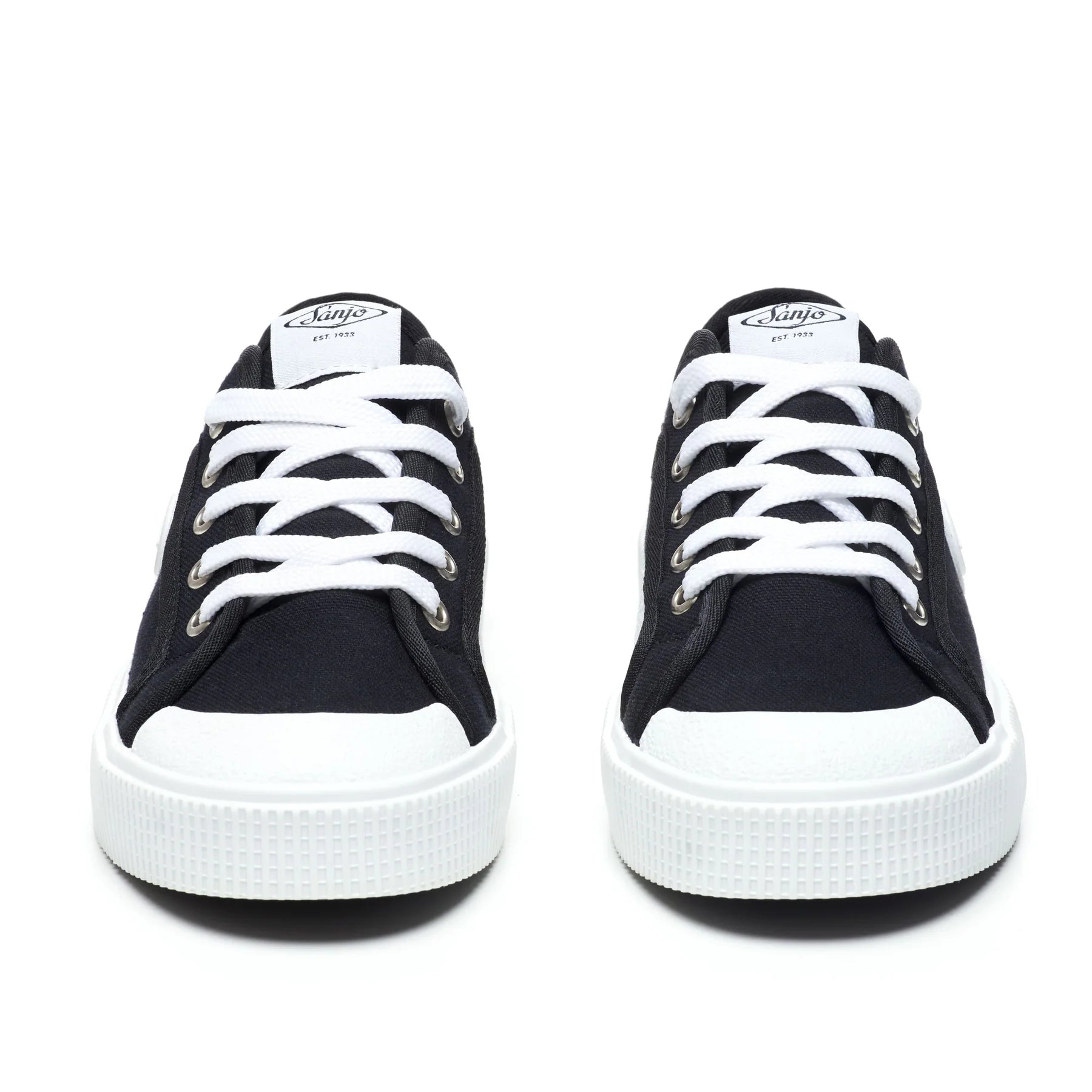 Sanjo K200 Black Sneakers pair, front view