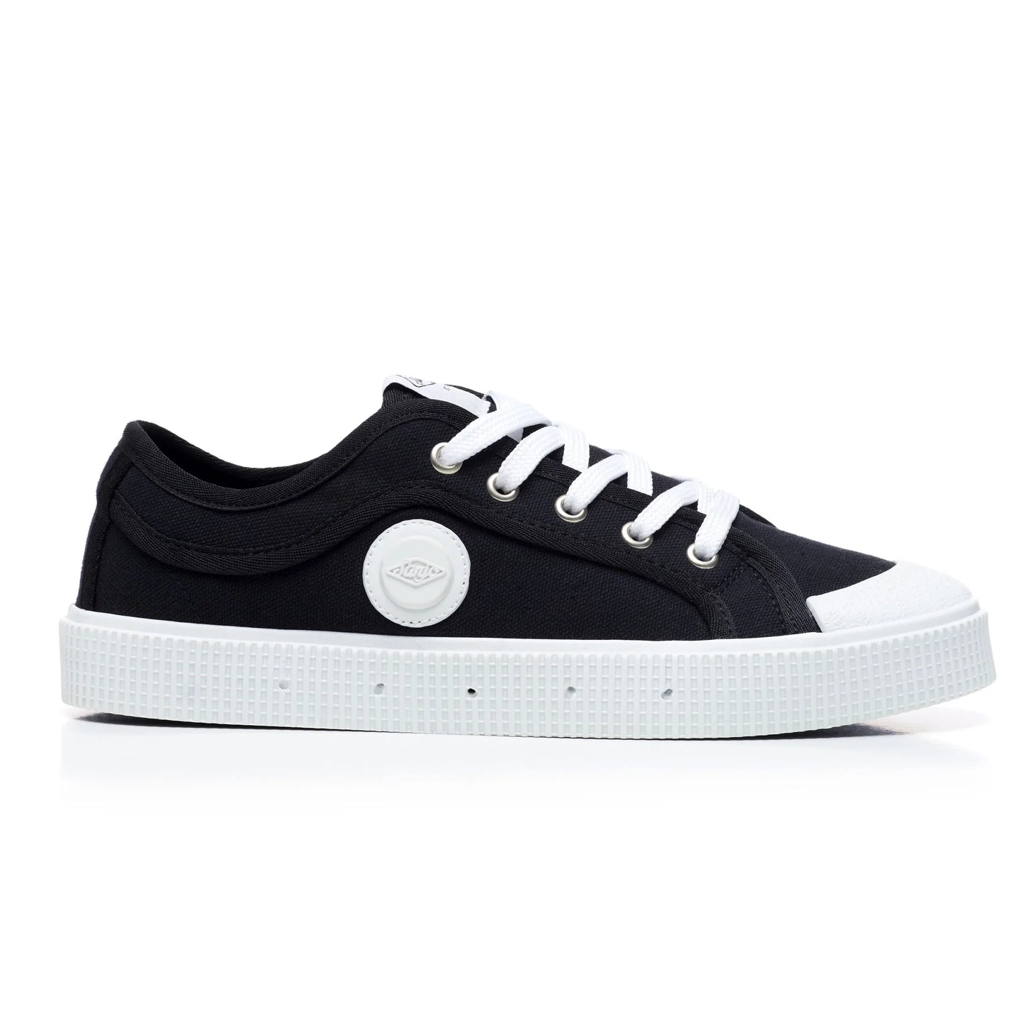 Sanjo K200 Black Sneakers, side view