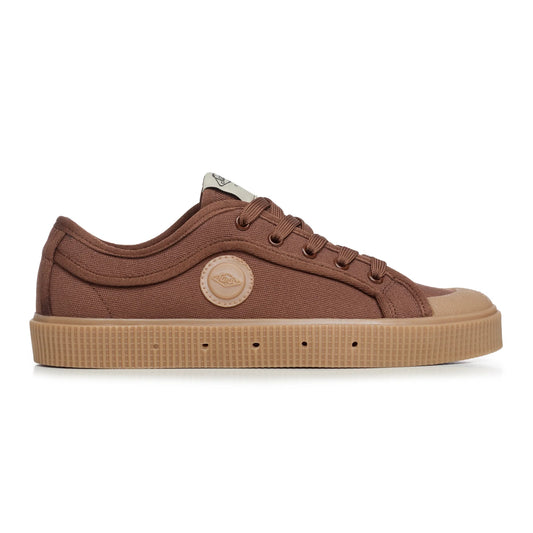 Sanjo K200 Brown Gum Sneakers, side view
