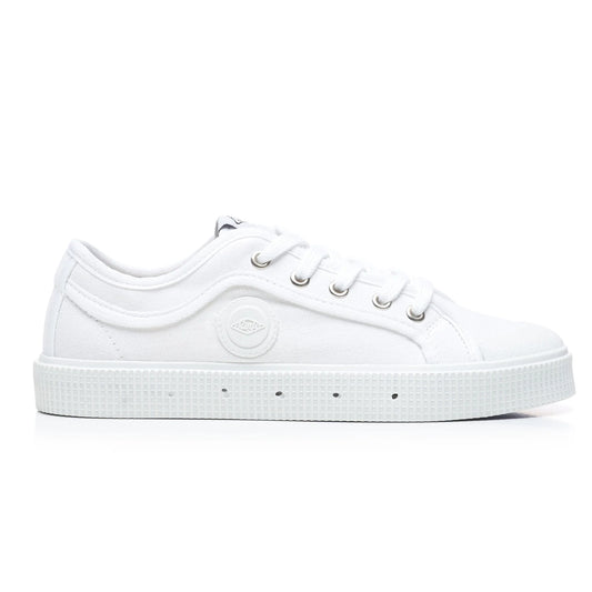 Sanjo K200 White Sneakers, side view