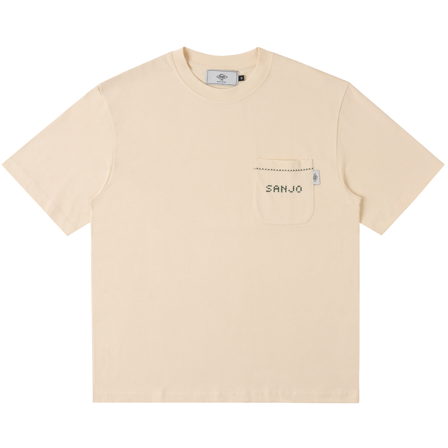 Old Money Pocket T-Shirt Ecru