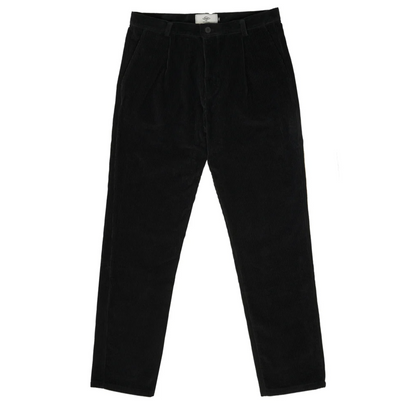 Relaxed Corduroy Trousers Black