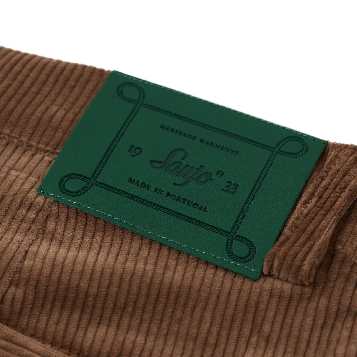 Relaxed Corduroy Trousers Brown