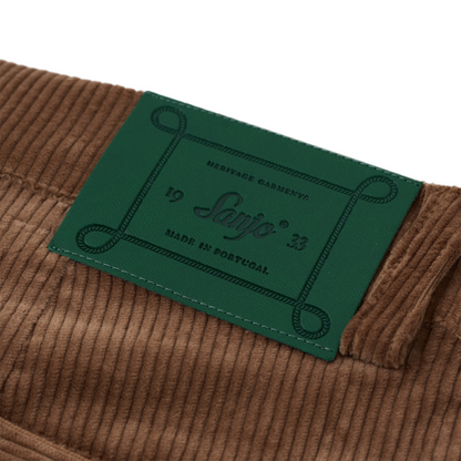 Relaxed Corduroy Trousers Brown