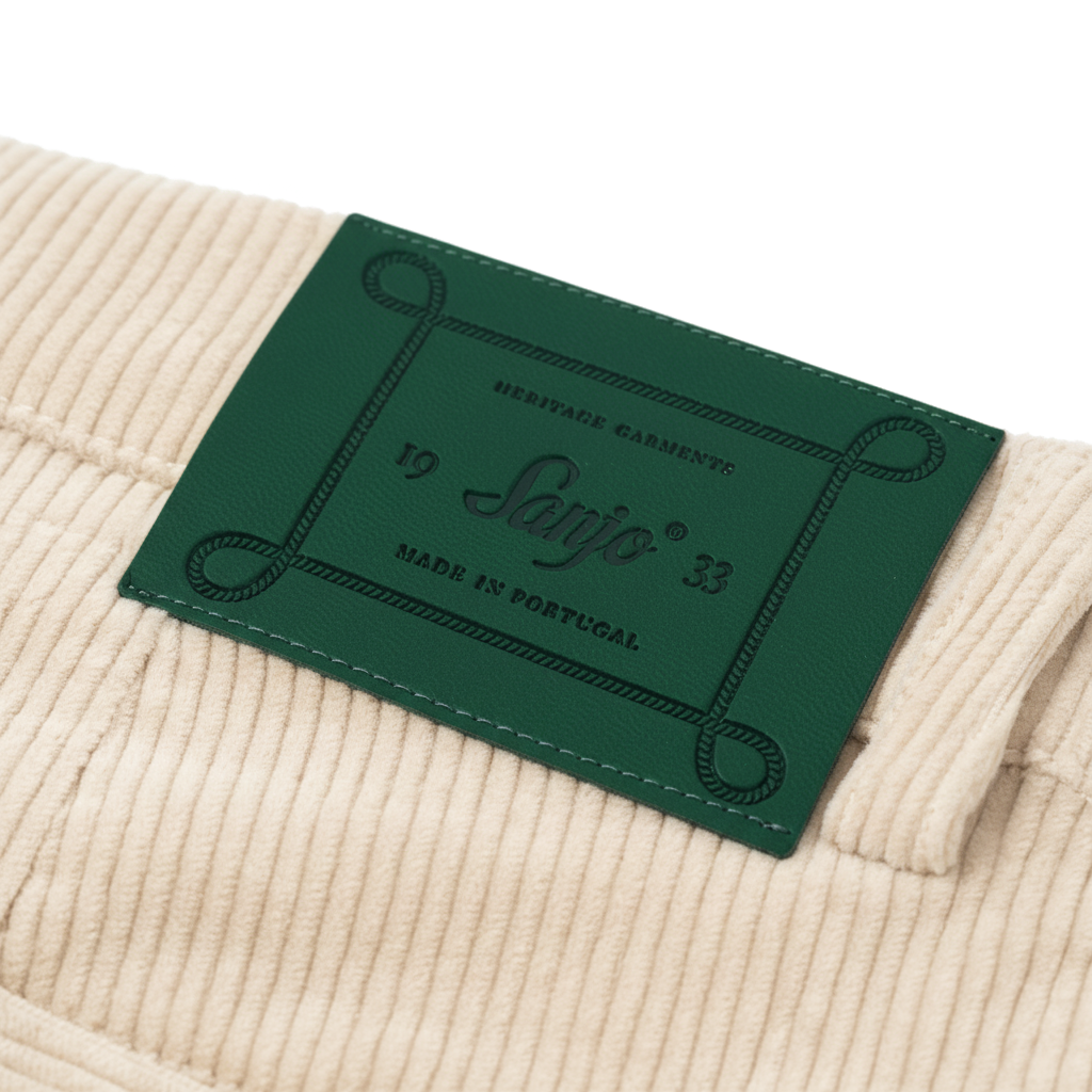 Relaxed Corduroy Trousers Ecru