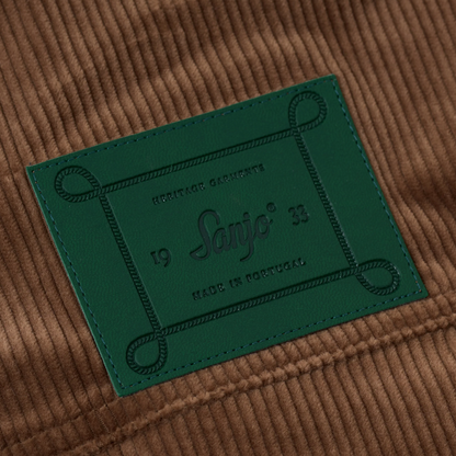 Corduroy Retro Coat Brown