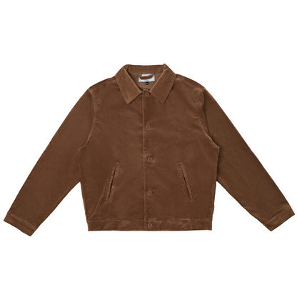 Corduroy Retro Coat Brown