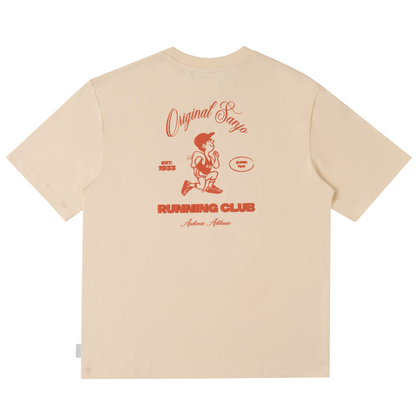 Running Club T-Shirt Ecru