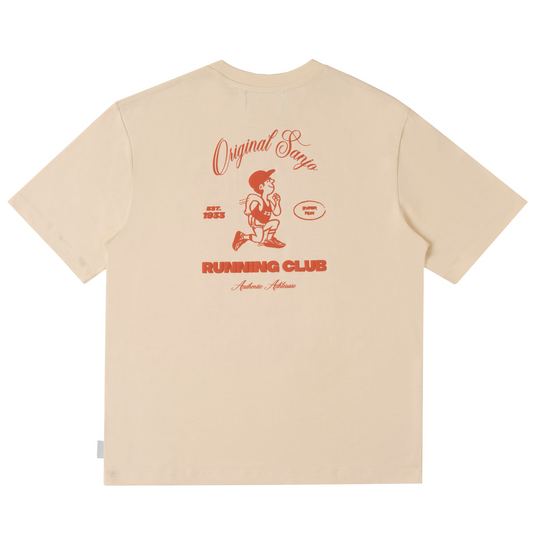 Running Club T-Shirt Ecru