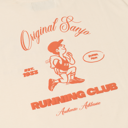Running Club T-Shirt Ecru