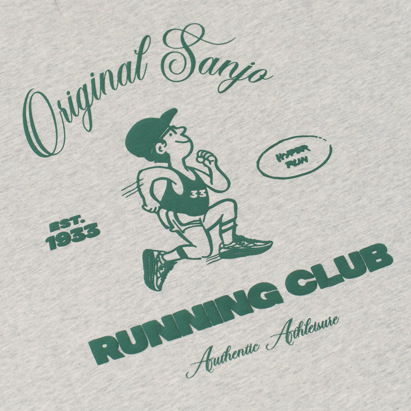 Running Club T-Shirt Grey