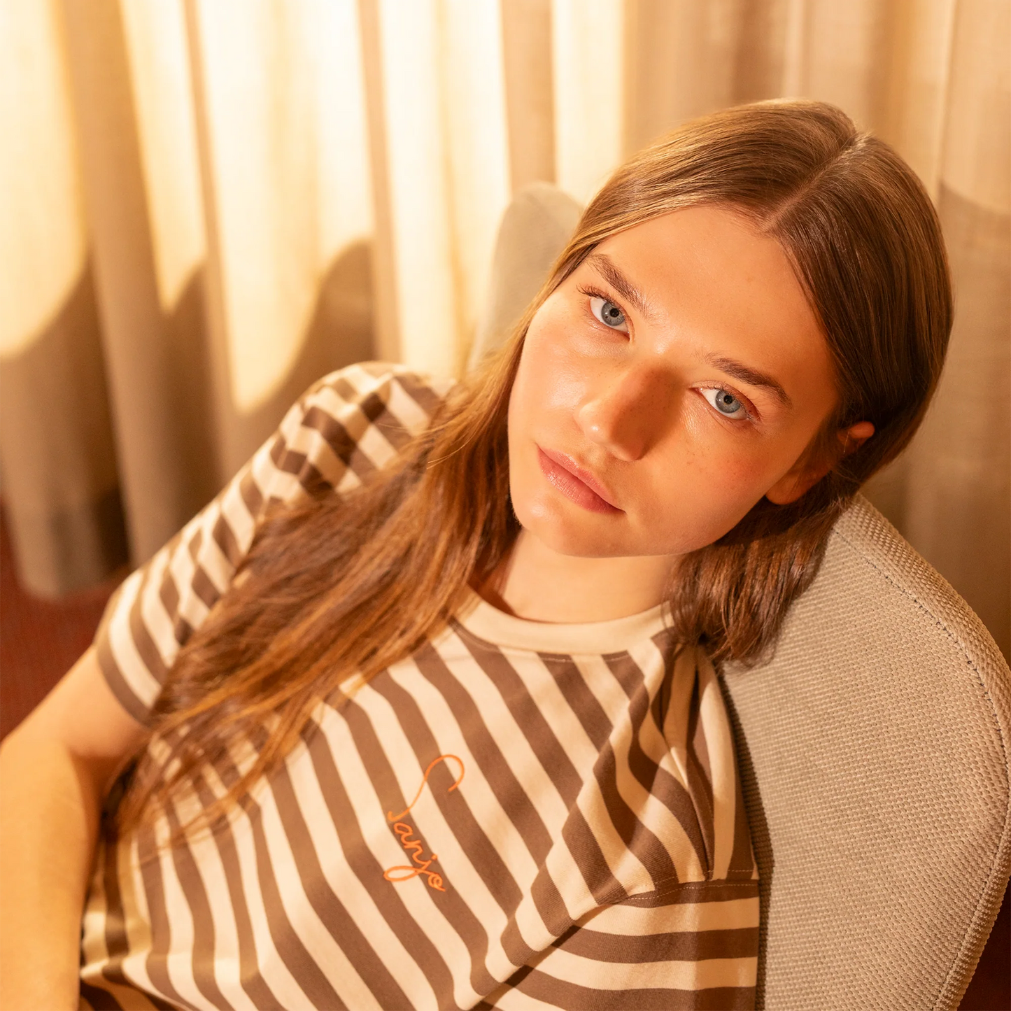 Stripes 80 T-Shirt Cappuccino / Ecru