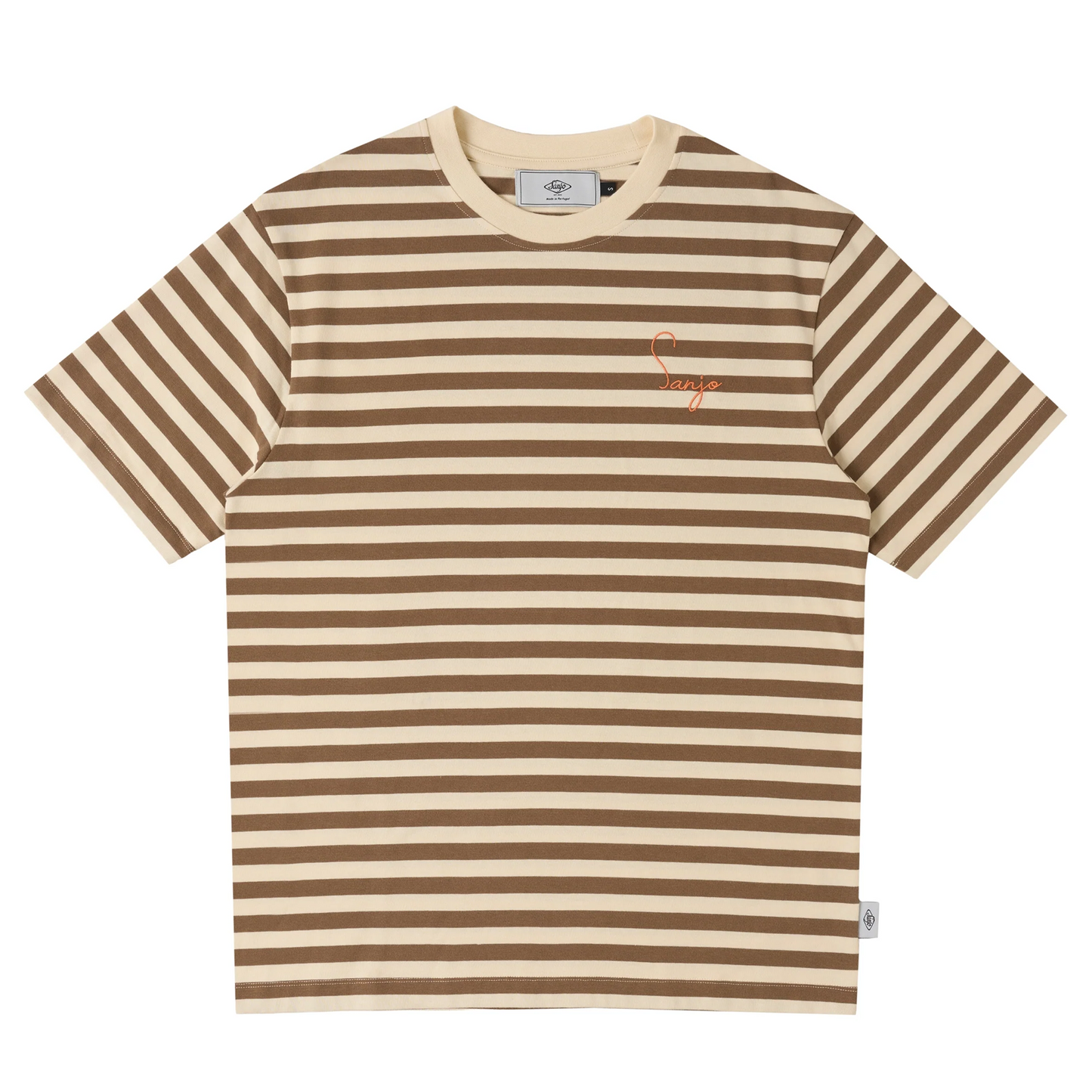 Stripes 80 T-Shirt Cappuccino / Ecru