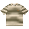 Stripes 80 T-Shirt Kaki / Ecru
