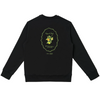 The Sporty Olive Sweat Black