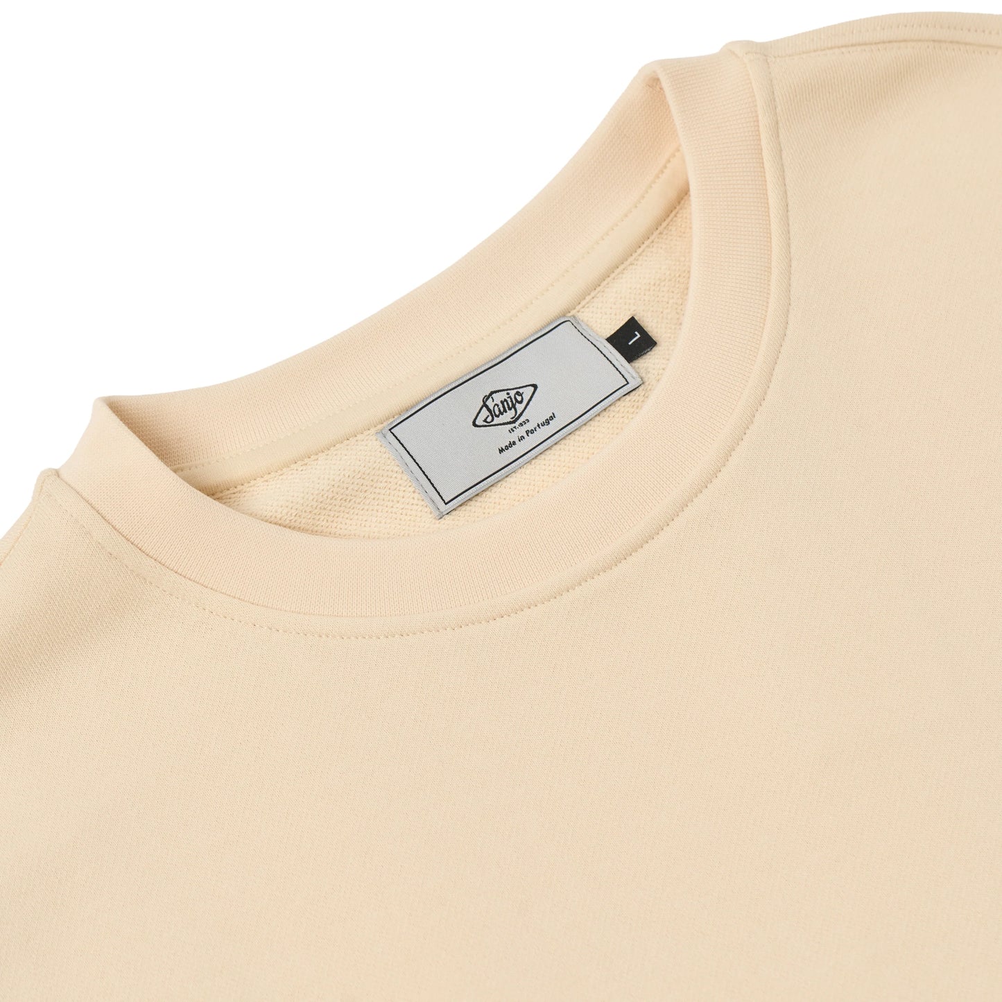 The Sporty Olive Sweat Ecru