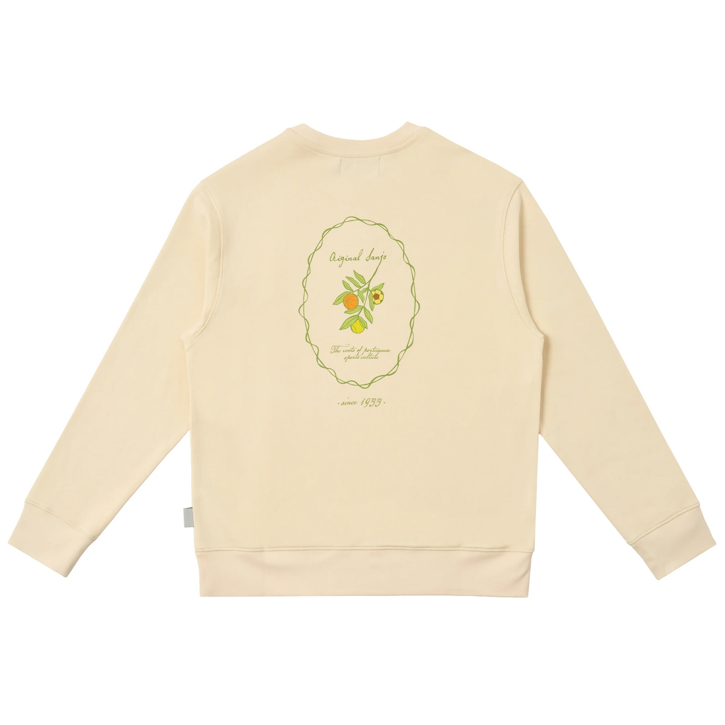 The Sporty Olive Sweat Ecru