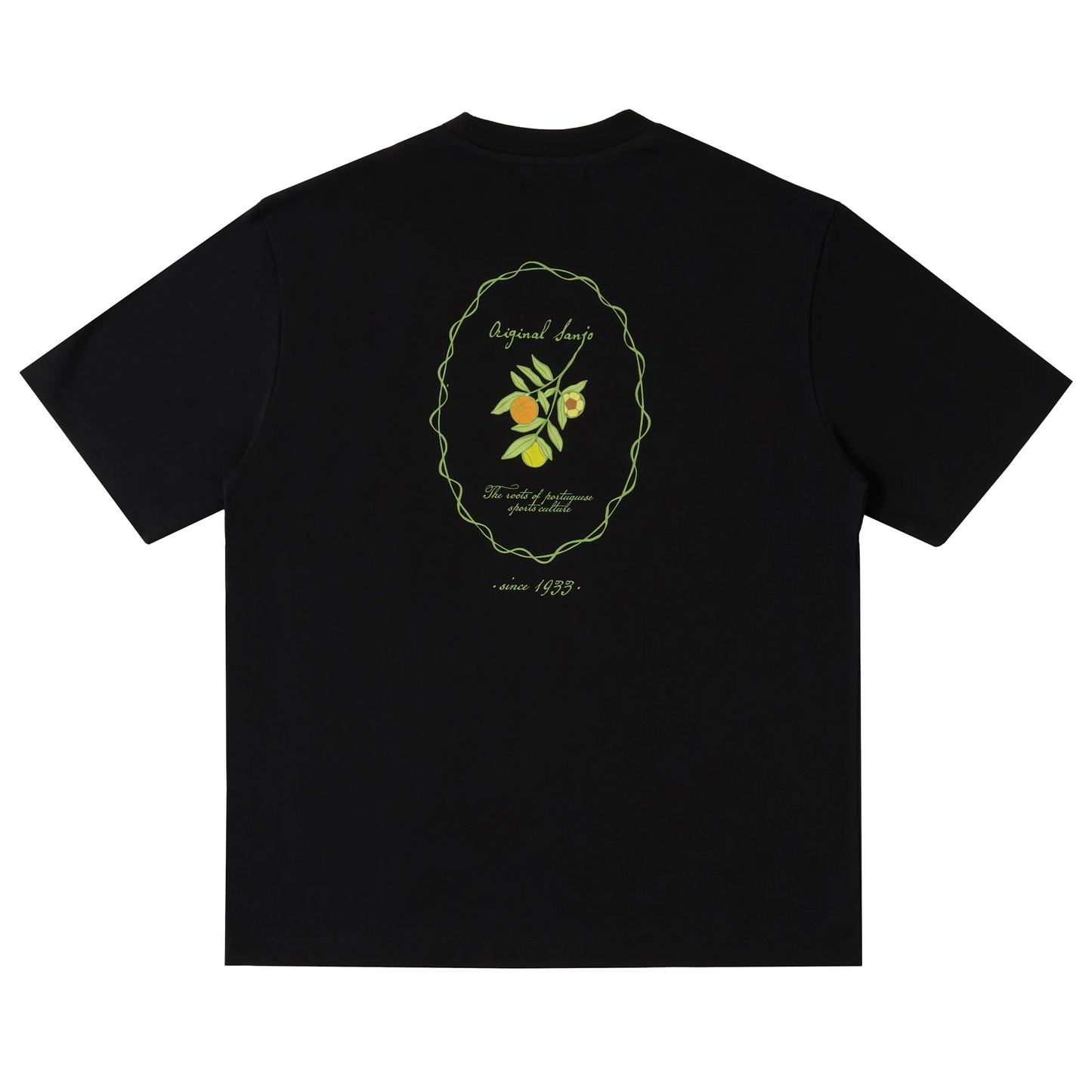 The Sporty Olive T-Shirt Black