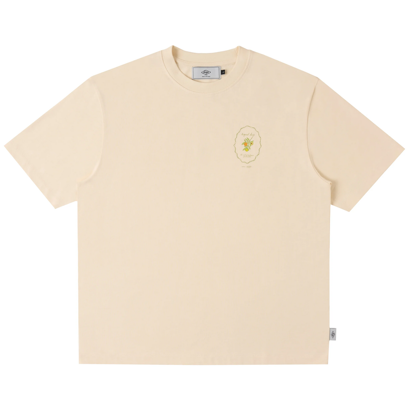 The Sporty Olive T-Shirt Ecru