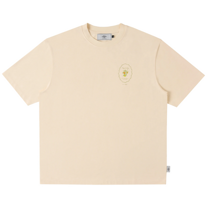 The Sporty Olive T-Shirt Ecru