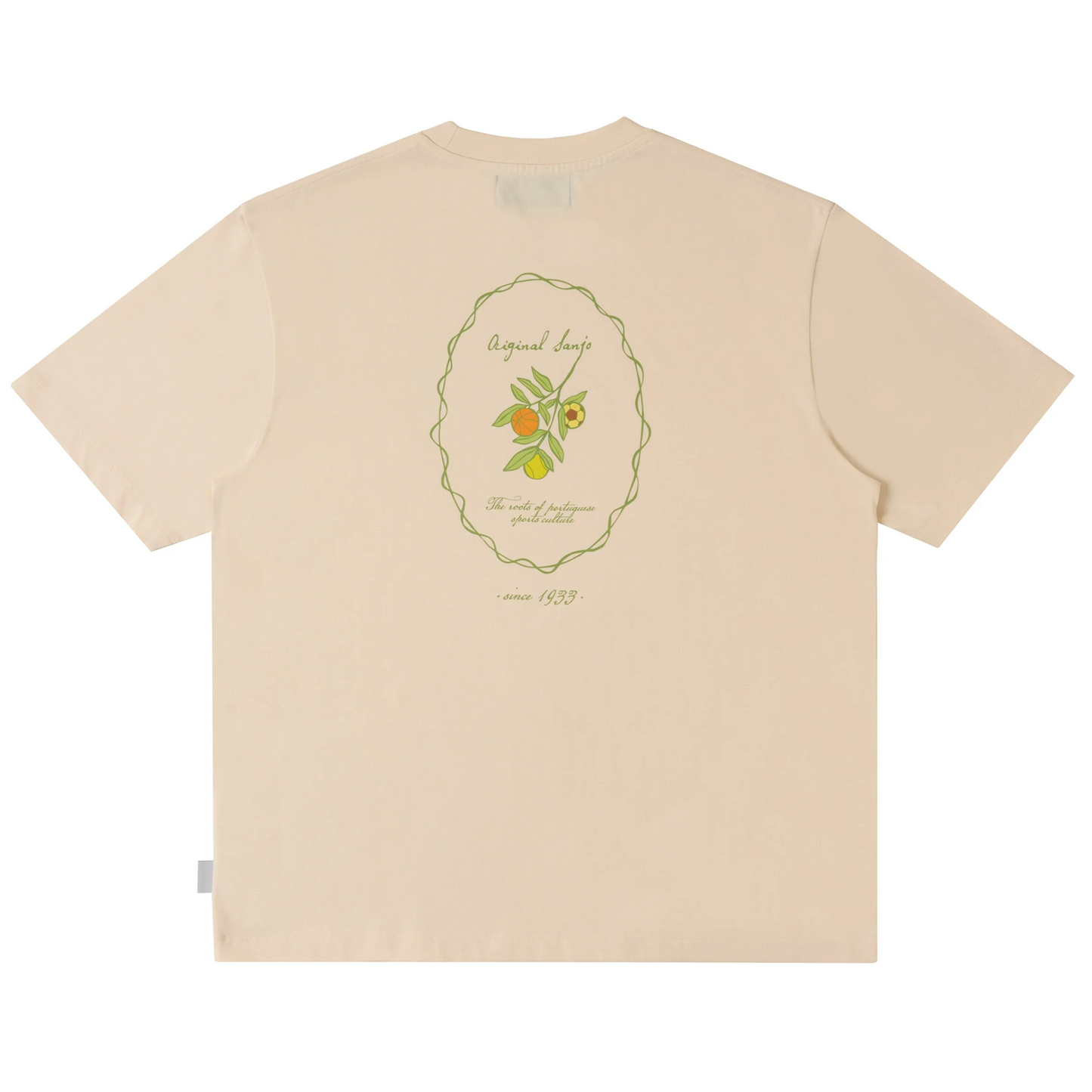 The Sporty Olive T-Shirt Ecru