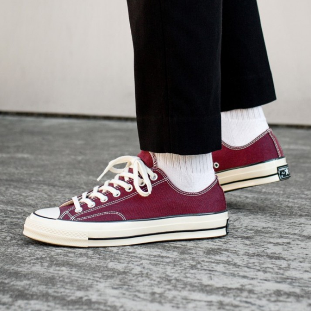converse all star low maroon