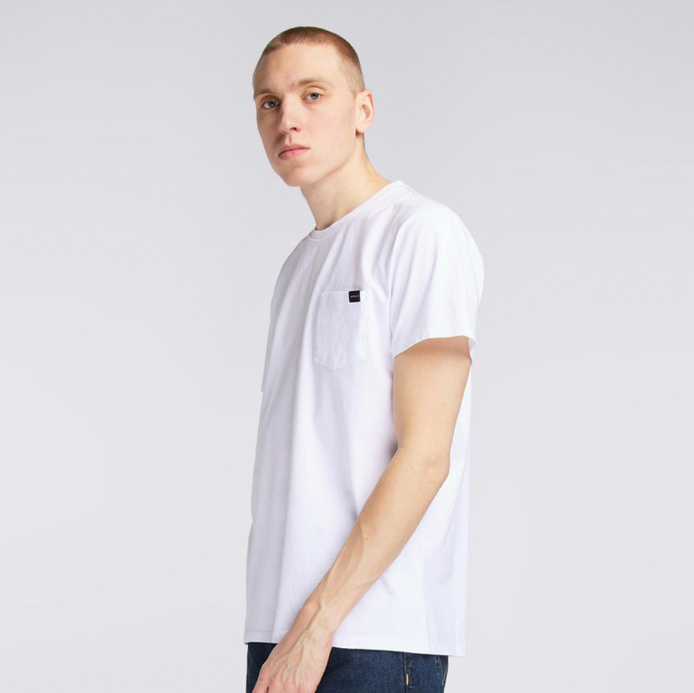 Edwin Pocket Jersey T-shirt in White for Men
